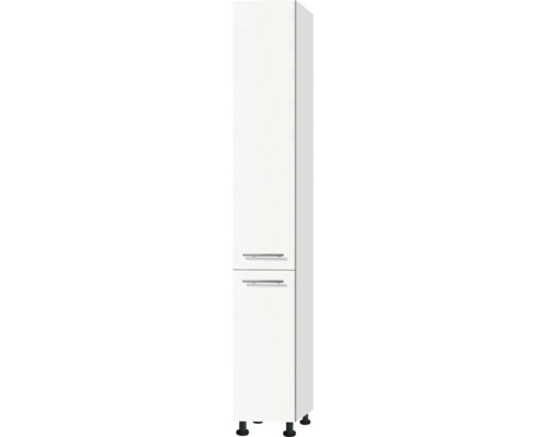 Armoire à provisions Optifit Bengt932 30 x 58,4 x 211,8 cm façade blanc mat corps blanc