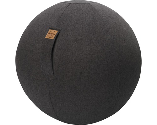 Sitzball Gymnastikball Sitting Ball zum aufpumpen Felt anthrazit Ø 65 cm