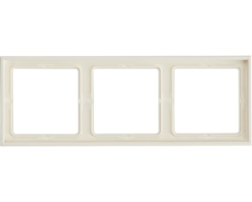 Plaque d'interrupteur triple Jung LS 983 WW blanc alpin LS990-0