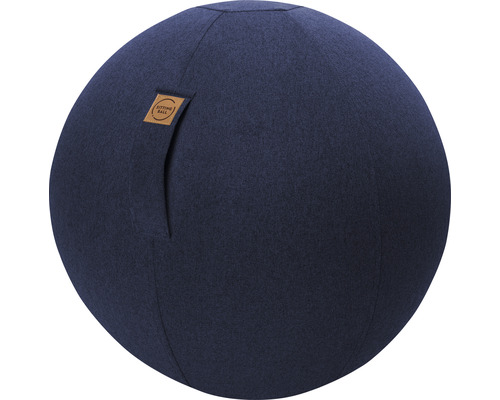 Sitzball Gymnastikball Sitting Ball zum aufpumpen Felt dunkelblau Ø 65 cm