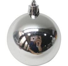 Boule de Noël argentée