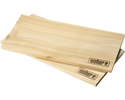 Planches de cèdre Weber pour grillades, deux pièces