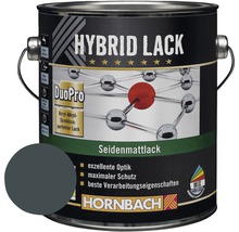Laque couleur hybride HORNBACH laque pour meuble mate satinée RAL 7016 gris anthracite 2 l