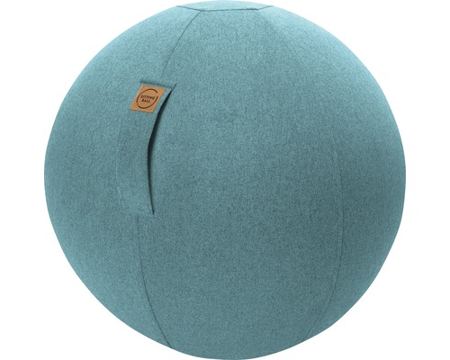 Ballon-siège ballon de gymnastique Sitting Ball à gonfler avec une pompe Felt aquarius Ø 65 cm