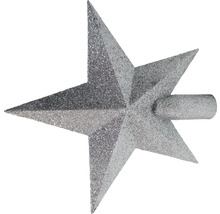 Cime de sapin de Noël en forme d''étoile avec une surface scintillante