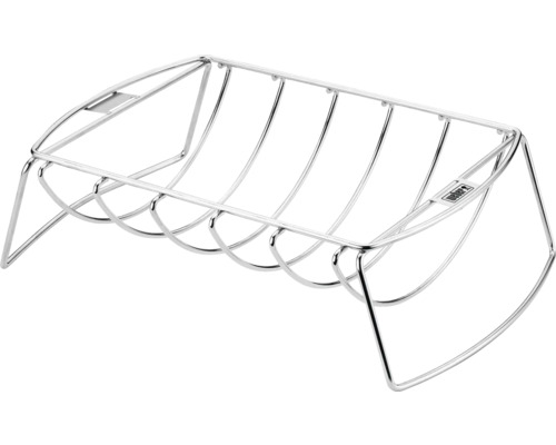 Support pour travers de porc & panier à rôti Weber Premium Support à côtes en métal