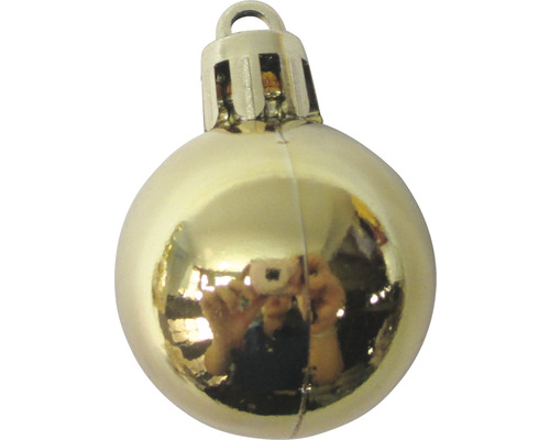 Boule de Noël dorée