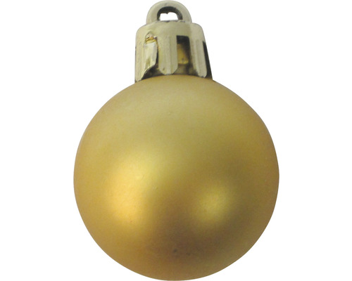 Boule de Noël dorée