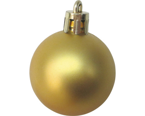 Boule de Noël dorée à suspendre