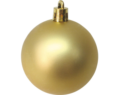 Boule de Noël dorée pour la décoration