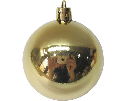 Boule de Noël dorée