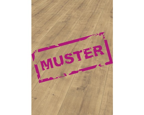 Handmuster zu SKANDOR Laminat Liberty Oak Eiche Landhausdiele 1291 x 327 x 8 mm Laminatboden Musteransicht