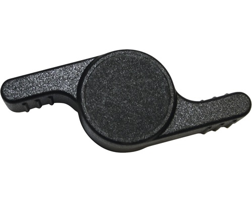 Écrou à poignée à ailette M6 Ø 48 mm noir Levier de vitesses en plastique