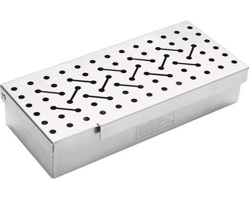 Edelstahl Räucherbox mit Löchern für Grill