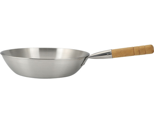 Metallpfanne mit Holzgriff