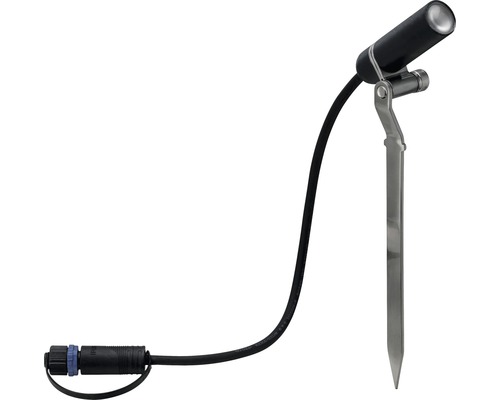Projecteur de jardin avec piquet de terre et câble