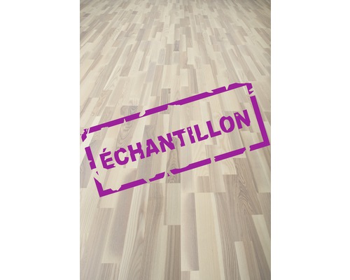 Échantillon parquet Ter hürne blanc violet expressif frêne parquet à l'anglaise 1182 x 200 x 11 mm Plancher en bois avec le tampon échantillon