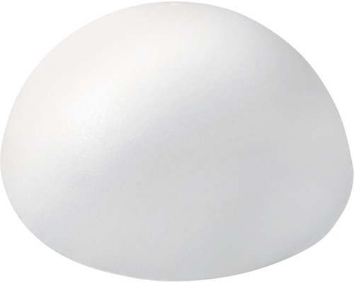 Tampon butée hémisphérique autocollant blanc, 22 mm