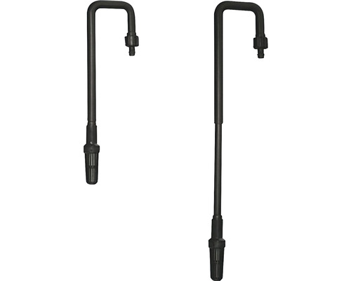 Zwei Aquariumfilterrohre in unterschiedlichen Größen