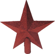 Sternförmige Christbaumspitze aus Kunststoff