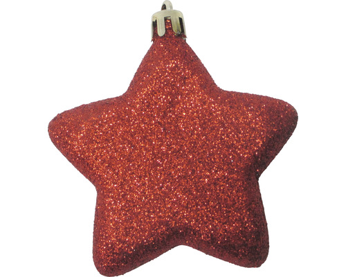 Glitzernder Stern für die Weihnachtsdekoration