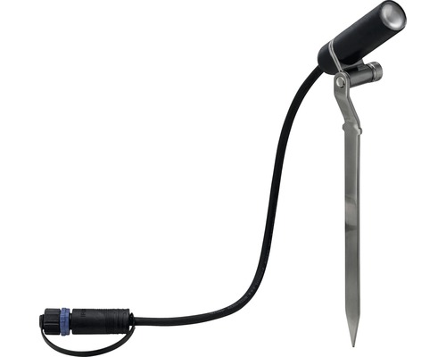 Projecteur de jardin avec piquet de terre et câble
