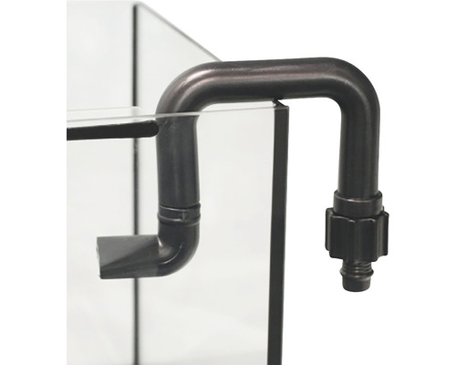 Aquarium Einlaufrohr am Beckenrand