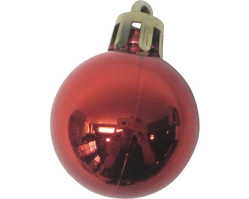 Rote Weihnachtskugel