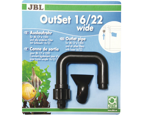 Tuyau de sortie large JBL OutSet 16/22 pour filtres d''aquarium
