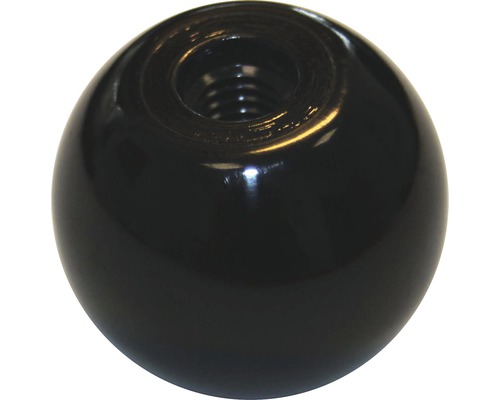 Bouton de commande rond en plastique avec filetage