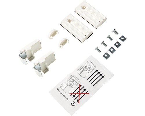 Befestigungsmaterial für Infrarotkabinen