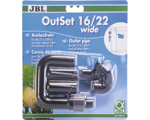 JBL Canne de sortie Set 16/22 large pour filtres d''aquarium