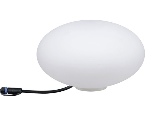 Objet lumineux Plug & Shine Paulmann IP67 2,8W 160 lm 3.000 K blanc chaud hxØ 166x280 mm Stone blanc 230/24 V Objet lumineux Plug & Shine Paulmann IP67 2,8W 160 lm 3.000 K blanc chaud hxØ 166x280 mm Stone blanc 230/24 V