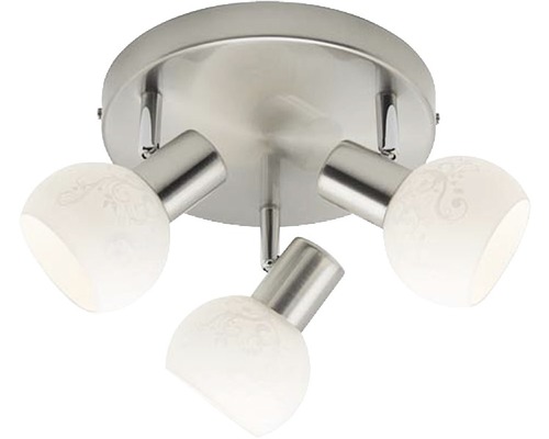 Spot de plafond 3 ampoules Ø 19 cm blanc