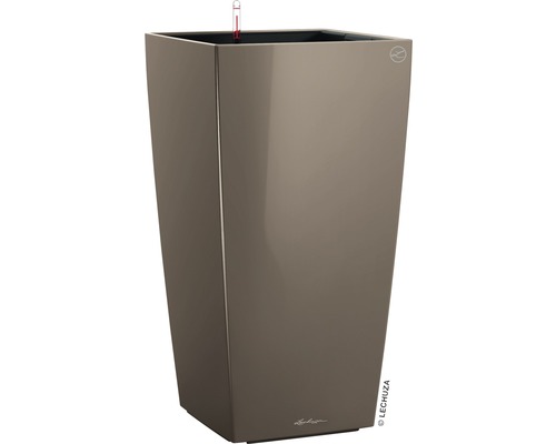 Pflanzvase Lechuza Cubico 40 Komplettset H 75 cm taupe inkl. Erdbewässerungsystem Pflanzeinsatz Substrat Wasserstandsanzeiger Pflanzvase Lechuza Cubico 40 Komplettset H 75 cm taupe inkl. Erdbewässerungsystem Pflanzeinsatz Substrat Wasserstandsanzeiger