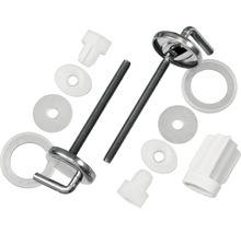 Kit de fixation pour siège de WC avec vis, écrous et rondelles