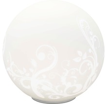 Lampe sphérique décorative avec motif floral