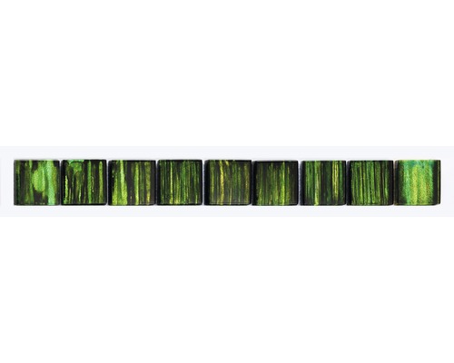 Frise verre vert 3x28.8 cm