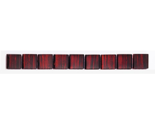 Frise verre rouge 3x28.8 cm