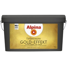 Alpina Effektfarbe Gold-Effekt Komplett-Set gold inkl. Alpina Kelle-thumb-2