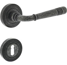 Türbeschlag-Garnitur mit Drücker und Rosette