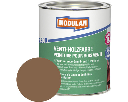 Peinture pour bois Venti Modulan marron 750 ml