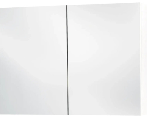 Spiegelschrank Differnz Somero 80 x 13 x 66 cm weiß hochglanz 2-türig