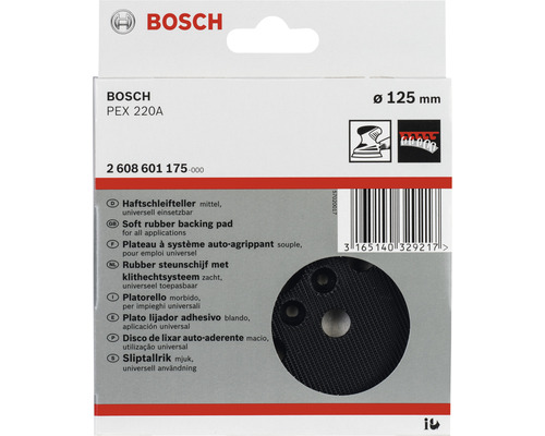 Bosch Schleifteller PEX 220 A, 125 Millimeter Durchmesser