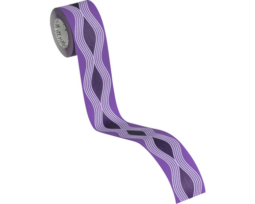 Ruban adhésif décoratif à motif ondulé