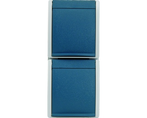 Doppelter Rollladenschalter für die Elektroinstallation