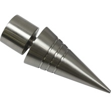Endstück Spitze für Chicago edelstahl-optik Ø 20 mm 2 Stk.