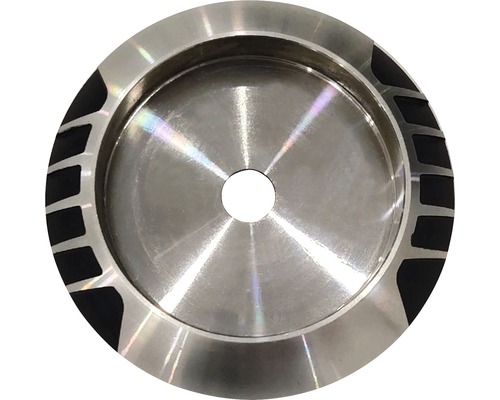 Metallischer Shisha-Kopf mit zentralem Loch