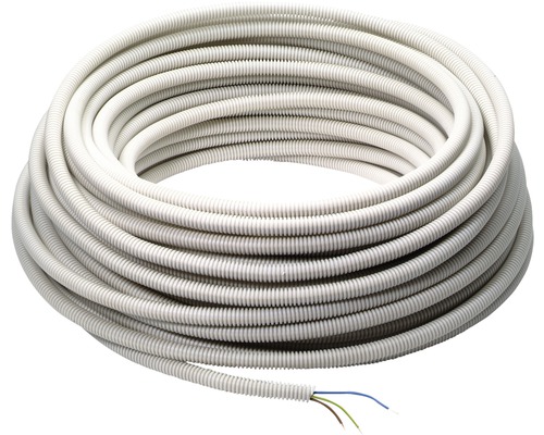 Tube ondulé avec câbles