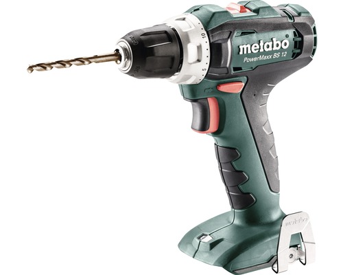 Visseuse à choc sans fil Metabo 12V PowerMaxx BS 12, sans batterie ni chargeur Visseuse-perceuse sans fil Metabo PowerMaxx BS 12 avec foret inséré